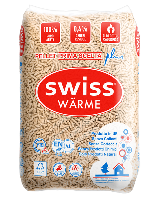 Bancale di pellet abete ENPLUS A1. N.66 sacchetti da 15 kg su bancale
